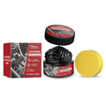 Car interior black gloss refurbishing cream 80g in bottle with sponge for dashboard plastic restoration