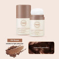 Oil control powder container for bangs, hairline and facial application with multiple shade options