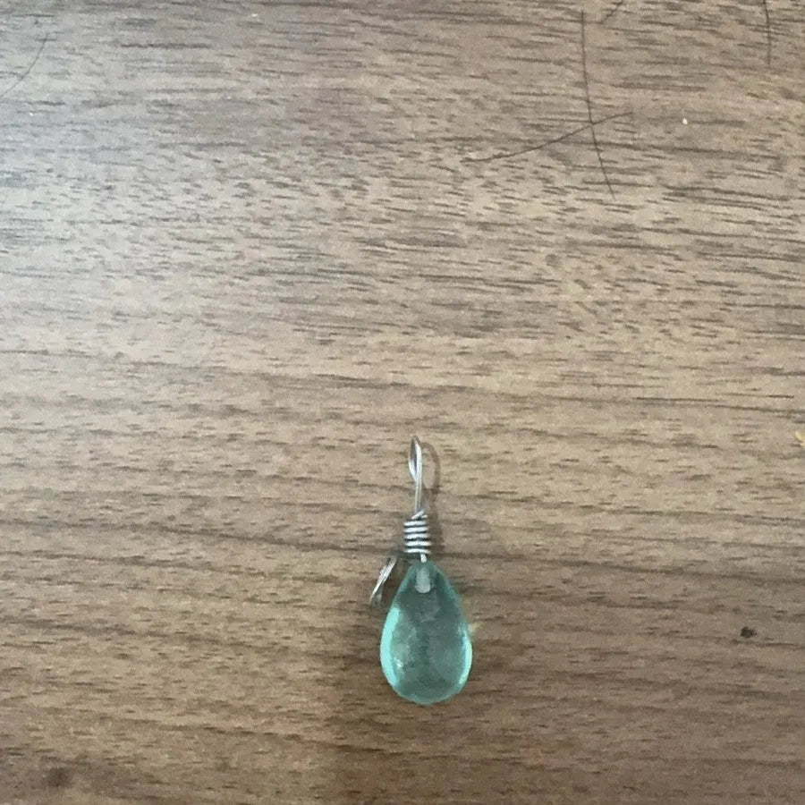 Recycling Glass Spiral Earrings in resin plus metal with electroplated finish