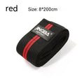 Adjustable sports knee pad for weightlifting and cycling, shown in blue colour.