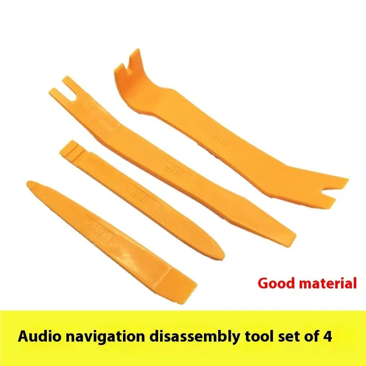 Four piece car interior rocker screwdriver set made from 45 manganese steel for trim removal