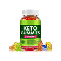 Pure organic keto BHB vinegar candy vitamin supplement bottle with 60 pectin soft tablets
