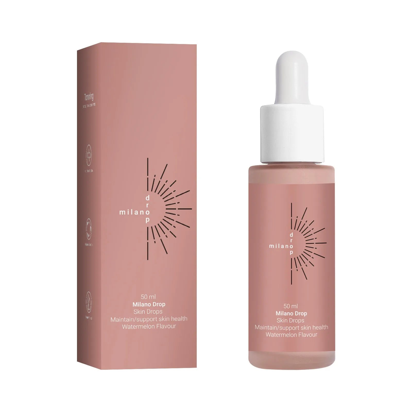 50ml dark bronzer self tanning serum drops in mi Lian colour box version for face body