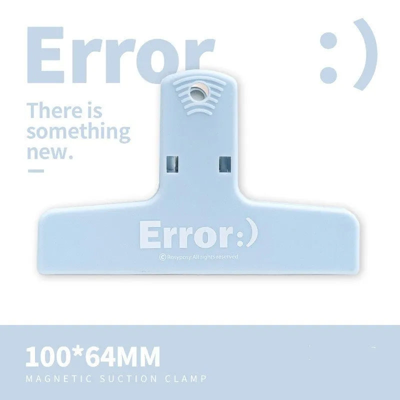 Haze Series magnetic ledger clip in haze blue colour for bill organisation