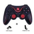 X3 Bluetooth wireless game controller for Android phones with charging cable and protective case
