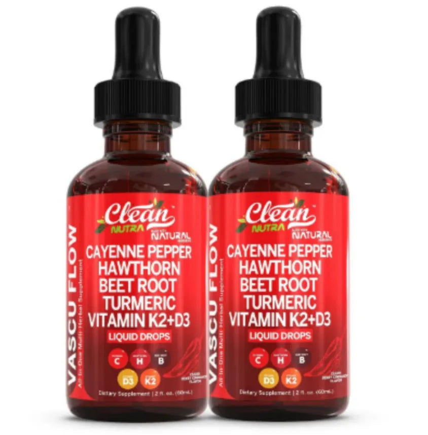 60ml Vitamin D3 K2 Hawthorn Fruit liquid supplement bottle with dropper