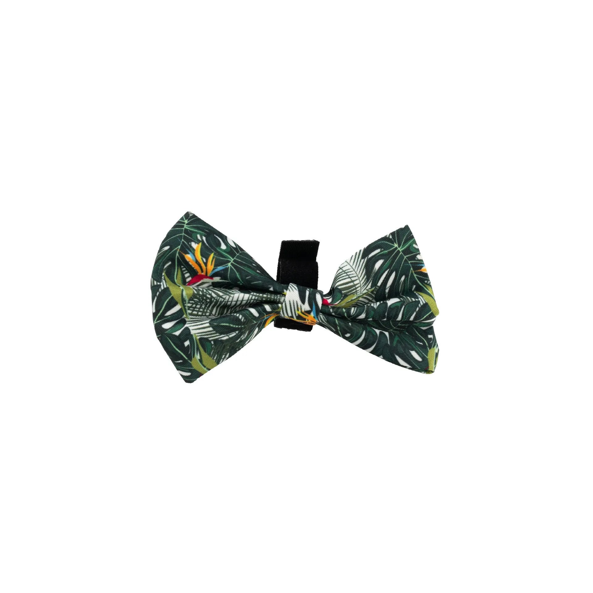 Adjustable cloth pet harness vest with haulage rope, collar, bow tie, triangular scarf, and waste bag in six-piece set