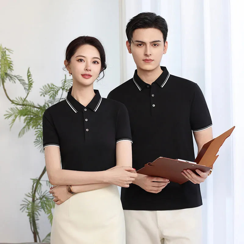 Cold Solona plain lapel polo shirt in slim fit with silk rabbit fur blend, slit details, multiple colours available