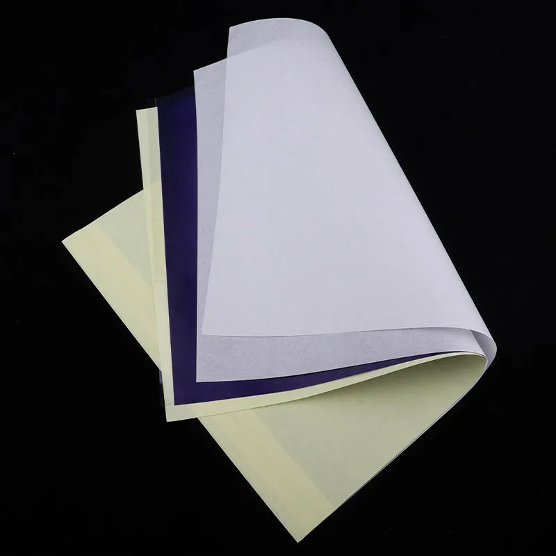 A4 tattoo transfer paper packs for creating stencils with transfer gel