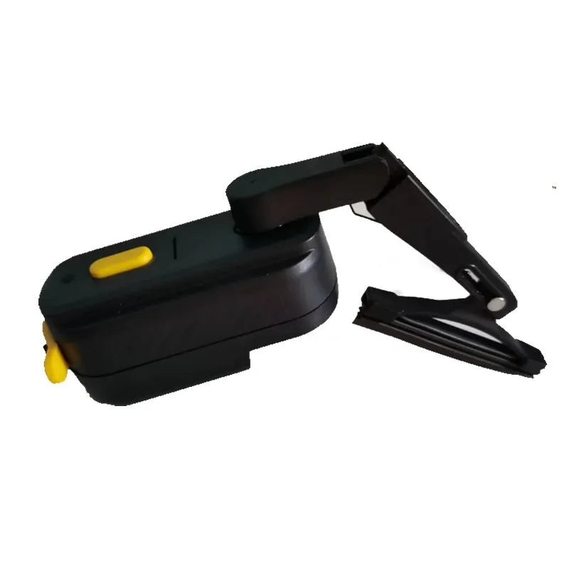Black 65mm plastic wiper blade with 800mA motor for motorcycle helmet installation