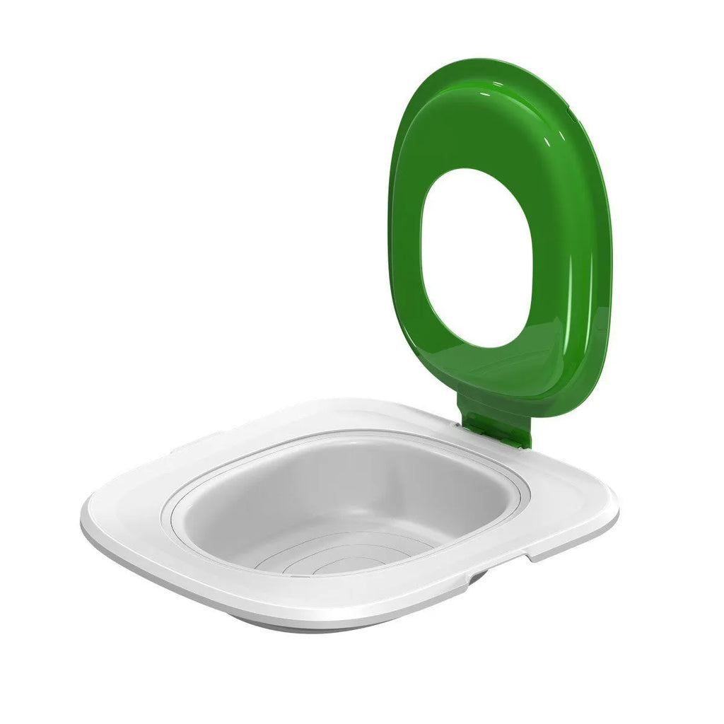 Fifth generation cat toilet training mat in blue, grey and green colours for litter box training