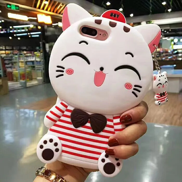 Soft silicone phone case with edge protection for Samsung Galaxy and iPhone smartphones