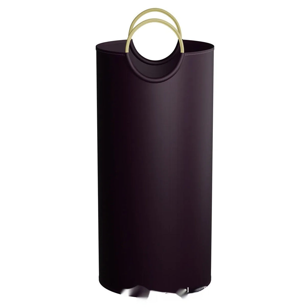 Round multifunctional office outdoor activity trash can in PP plastic measuring 38x72cm with optional pattern