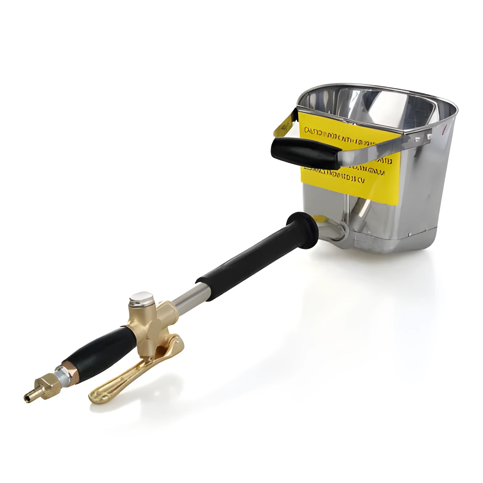 Automatic 6000W pneumatic paint spray gun with aluminium body and stainless steel nozzle for wall coatings