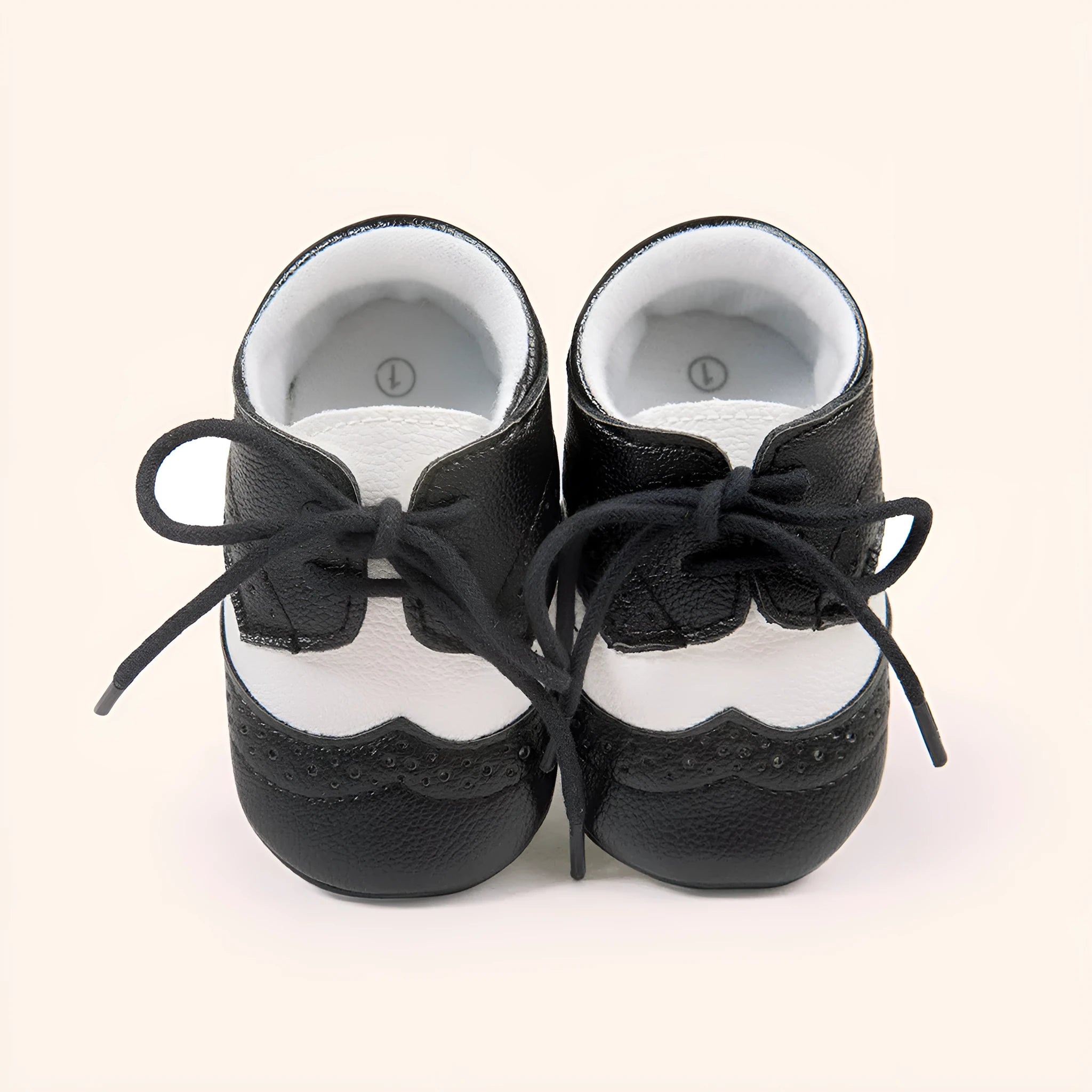 Men's vintage style soft-soled baby shoes in breathable synthetic leather
