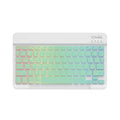 10-inch Bluetooth wireless keyboard with colourful backlight for tablet and mobile phone