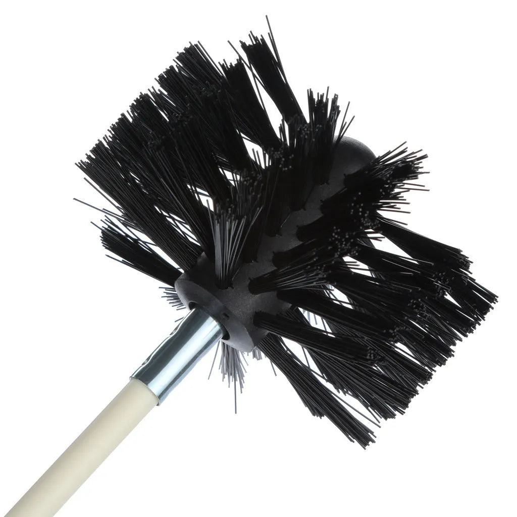 Flexible 600mm chimney cleaning brush with nylon bristles for dryer pipes and range hoods