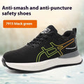 Brown leather safety shoes with rubber sole showing anti-smash workplace protection features
