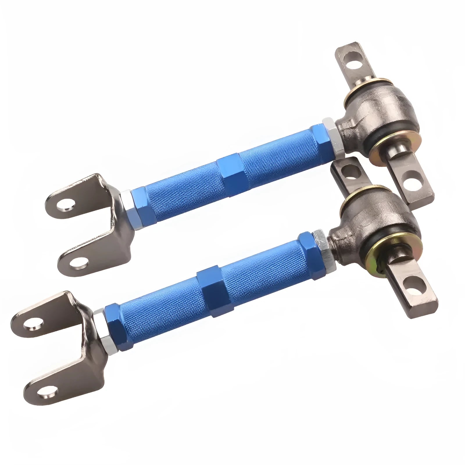 Aluminium alloy rear recliner pull rod for Honda Civic EP3, in blue anodised finish