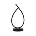 Black or white USB table lamp 30cm tall with touch or push button switch