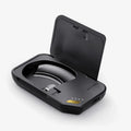 Sweatproof wireless earphones in black gold, black silver, box, and white gold colour options.