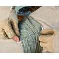 Portable tactical hemostatic bandage kit with compression gauze tape in 4 inch and 6 inch sizes