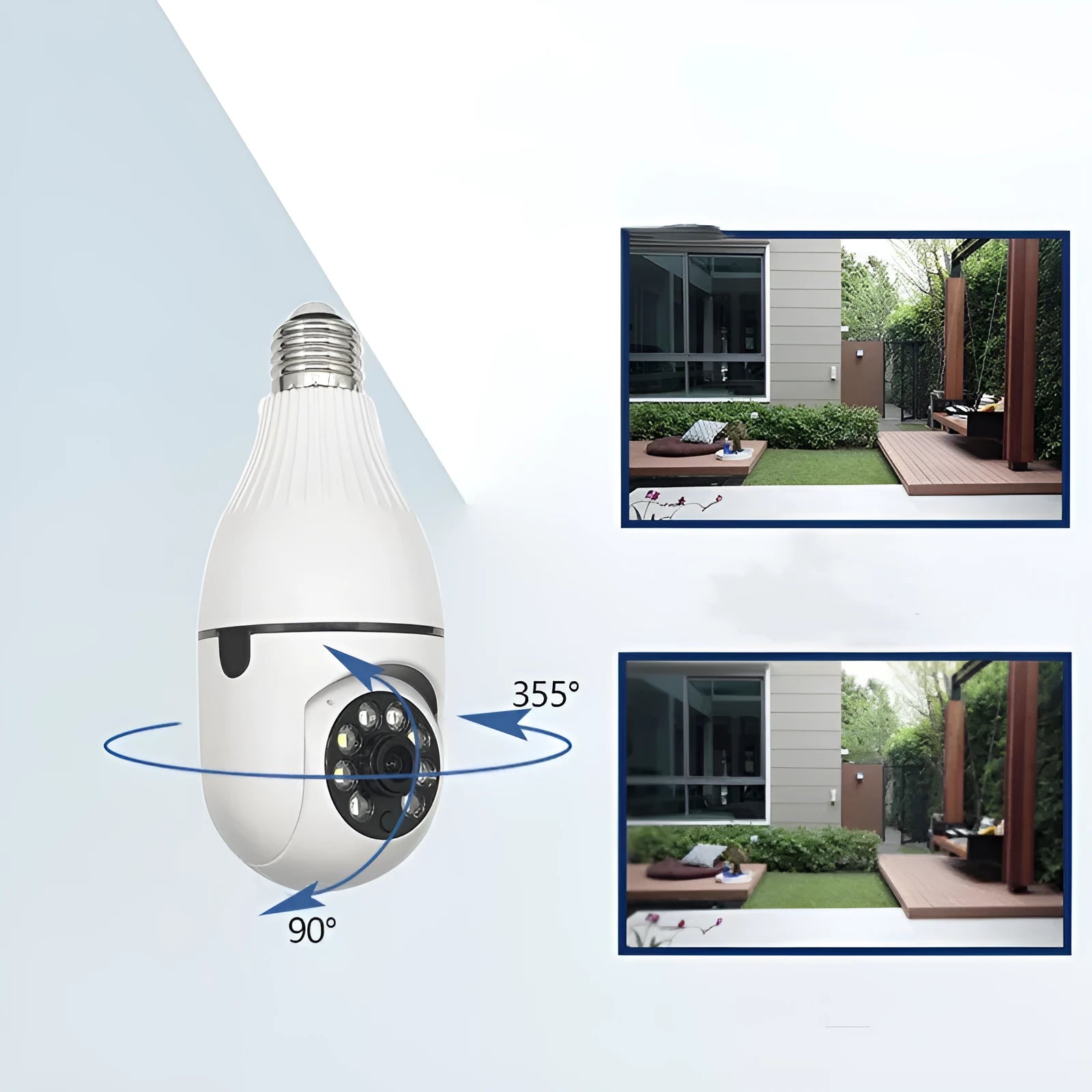 Minions wireless IP surveillance camera with 3MP resolution and wide-angle lens