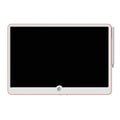 19-inch blue and white LCD children's drawing board showing a child's doodle on screen.