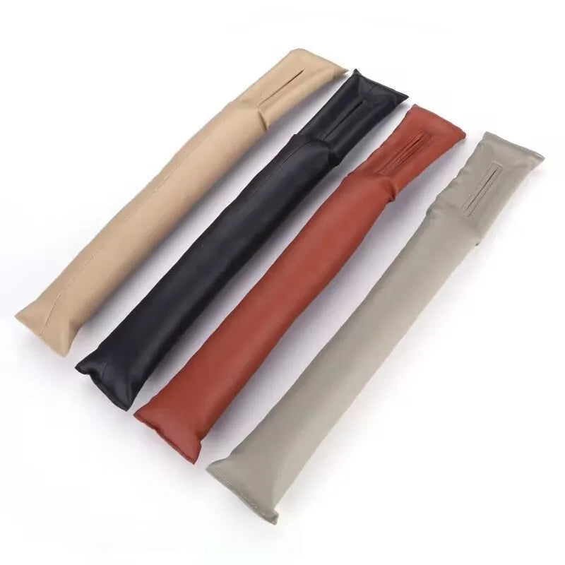 PU leather car seat gap filler strip in black, beige, brown and grey colours