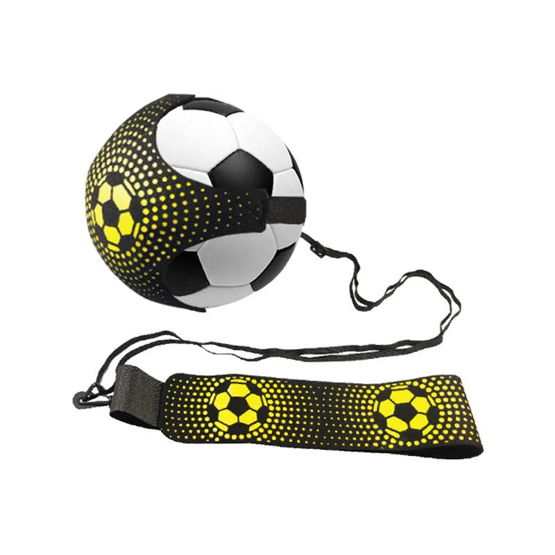 Adjustable neoprene football training belt for juggling practice in multiple colour options