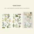 Huazhisen sticker pack showing six colour designs: Dusk Time, Fan Love Of Flower, Purple Flower Fragrance, Quiet Forest, Romantic Light Year, Twilight Mark.