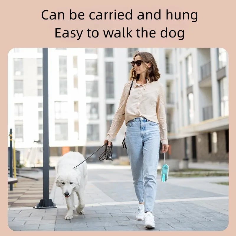 Portable pet water bottle with foldable silicone drinking bowl for dogs and cats