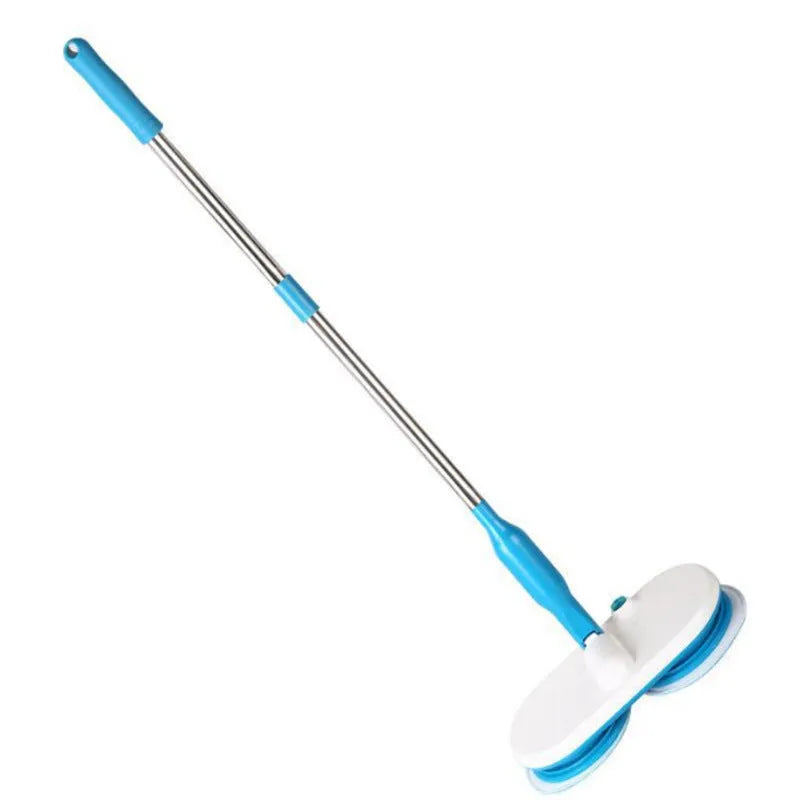 Wireless electric floor cleaning mop with USB charging and microfiber cloths