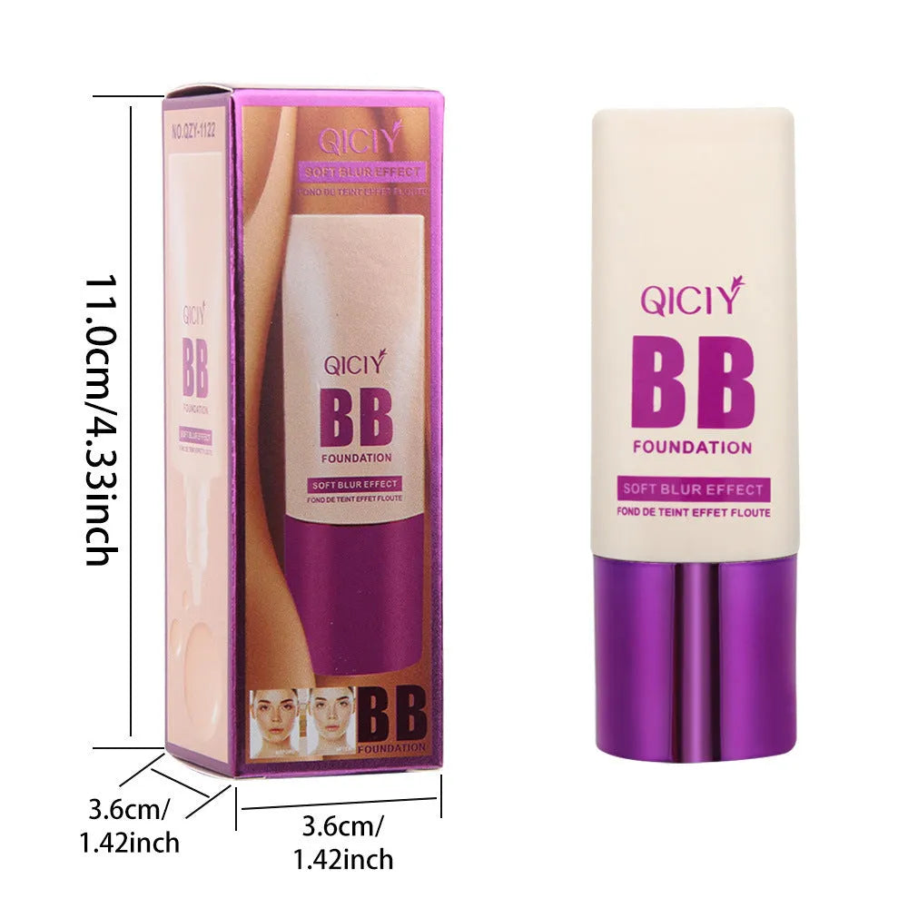 Feeding bottle liquid foundation concealer BB cream in ten shades with brightening formula