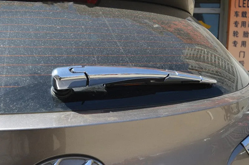 Silvery ABS plastic rear wiper cover trim for Hyundai 2010 vehicles, set of four replacement trims