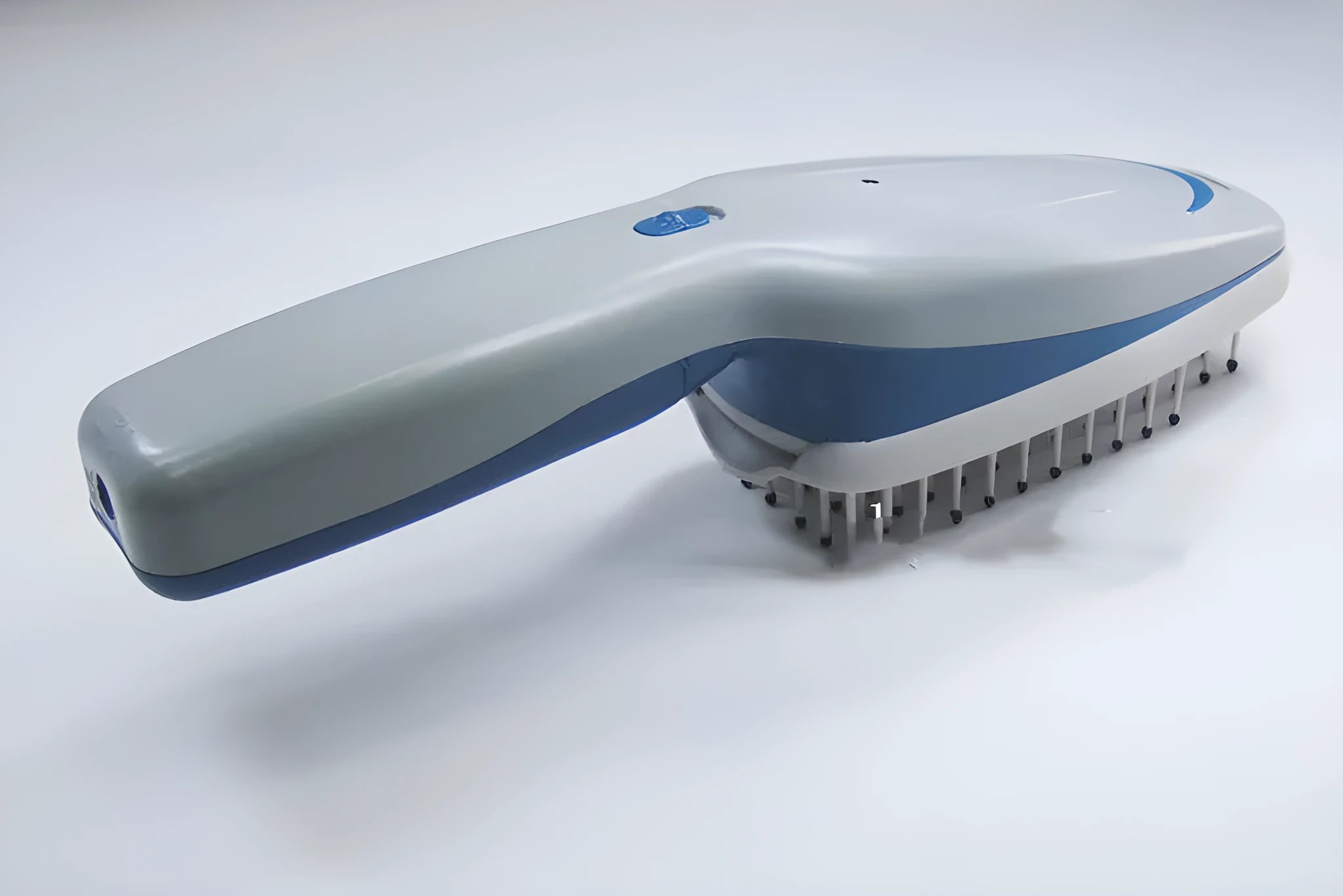 Negative ion pet comb with removable brush head for active oxygen cleaning