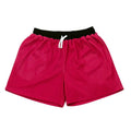 Men's solid colour mesh shorts for running and fitness training in quick-dry chemical fibre fabric