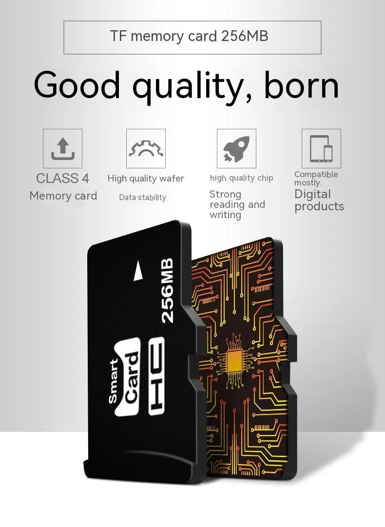 256MB TF memory card for MP4 MP3 mobile phone camera and PSP compatibility