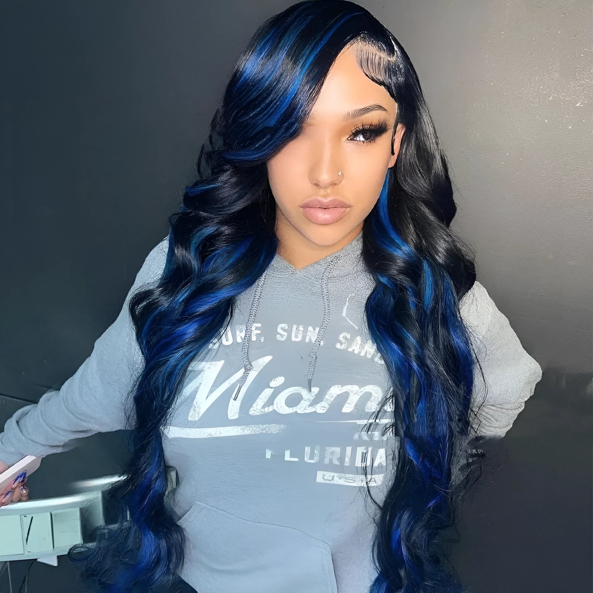 Real human hair lace headgear with 4x4 lace front in Star Fashion style