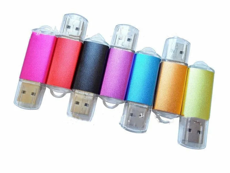 Software encryption USB dongle with metal shell in seven colours including black, blue, gold, green, purple, red and rose red