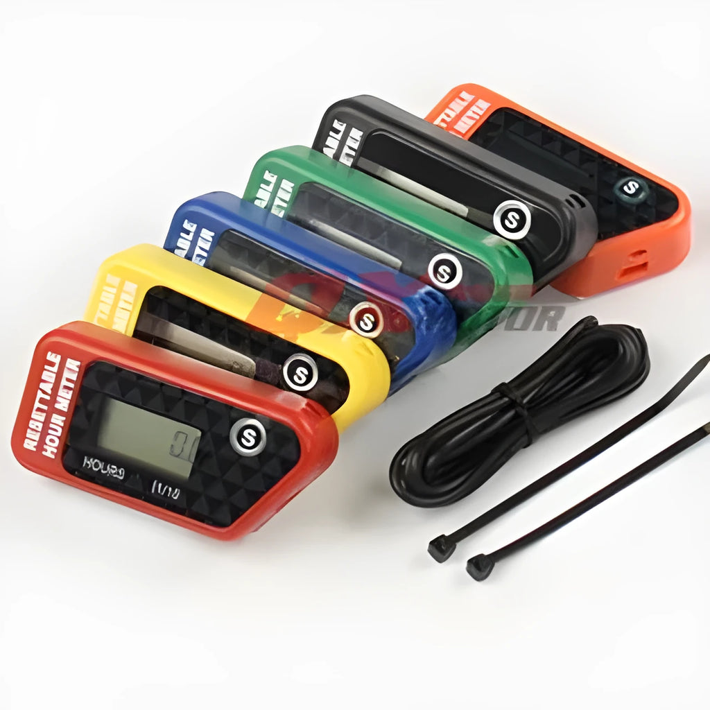 YSDS waterproof black LCD maintenance reminder timer for vehicles and equipment