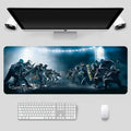 Thickened lengthened non-slip mouse pad with rubber base and cloth surface in 400x900mm size