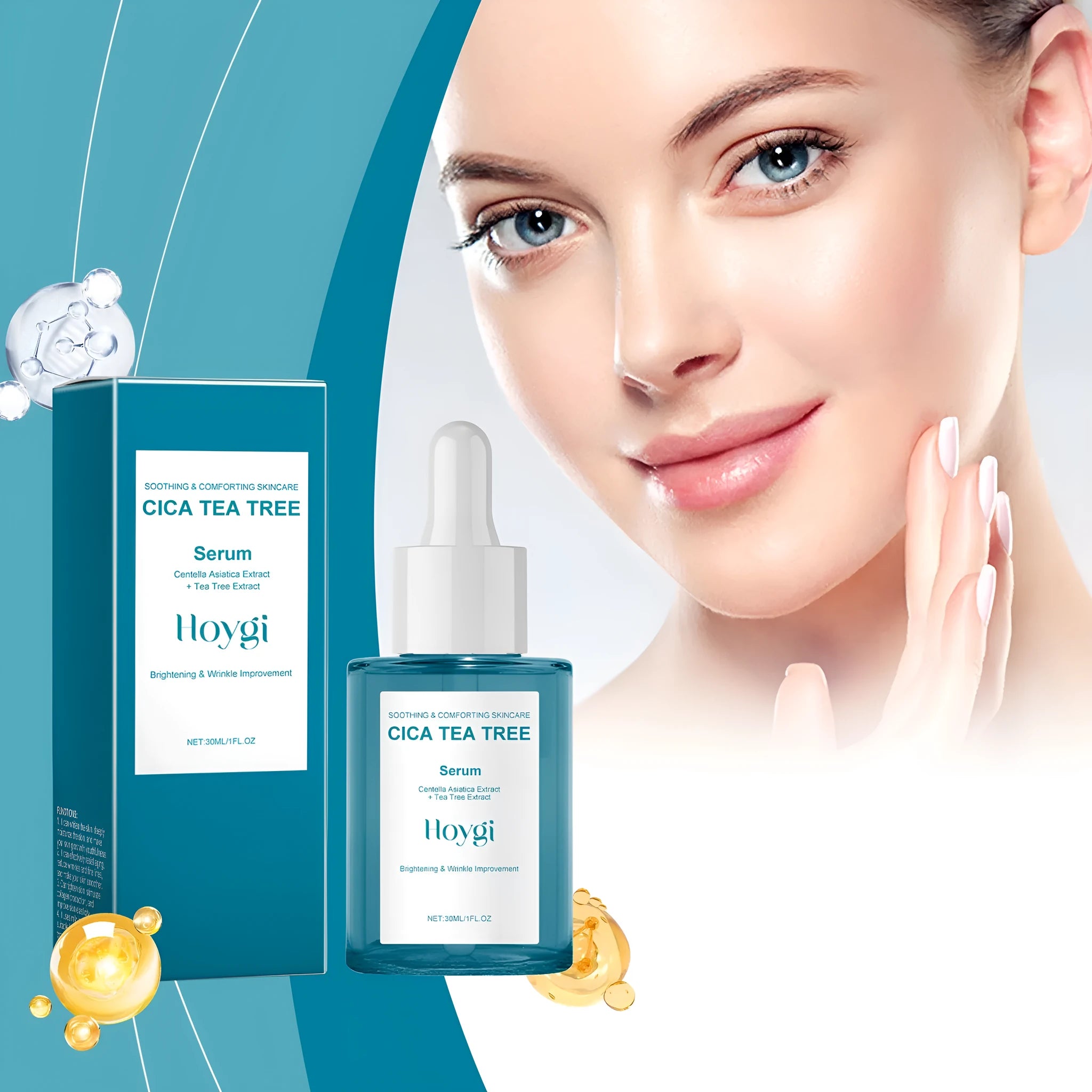 Centella Asiatica Firming Care Solution 30ml bottle for hydrating and moisturising facial skin treatment
