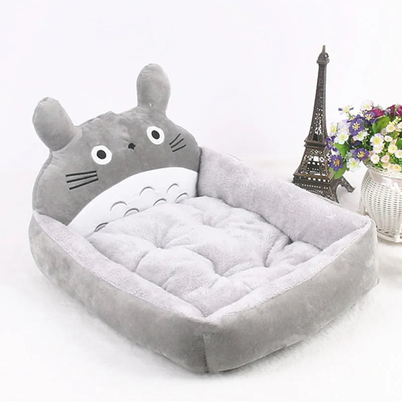 Cartoon style washable pet bed sofa for small dogs and cats in multiple colour options