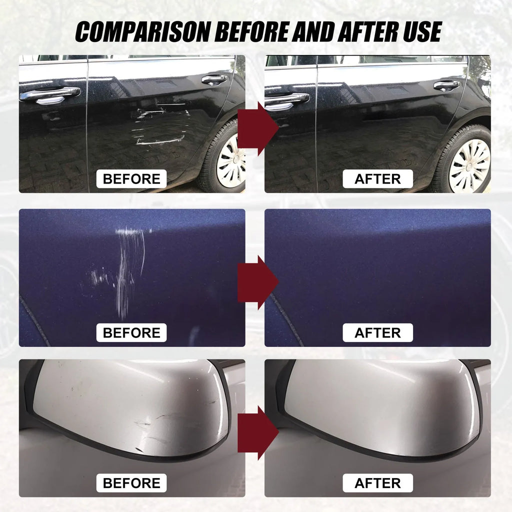60ml tube of car scratch repair wax with applicator for automotive paint surfaces