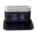 Wireless charger desktop clock night light table lamp in modern minimalist design