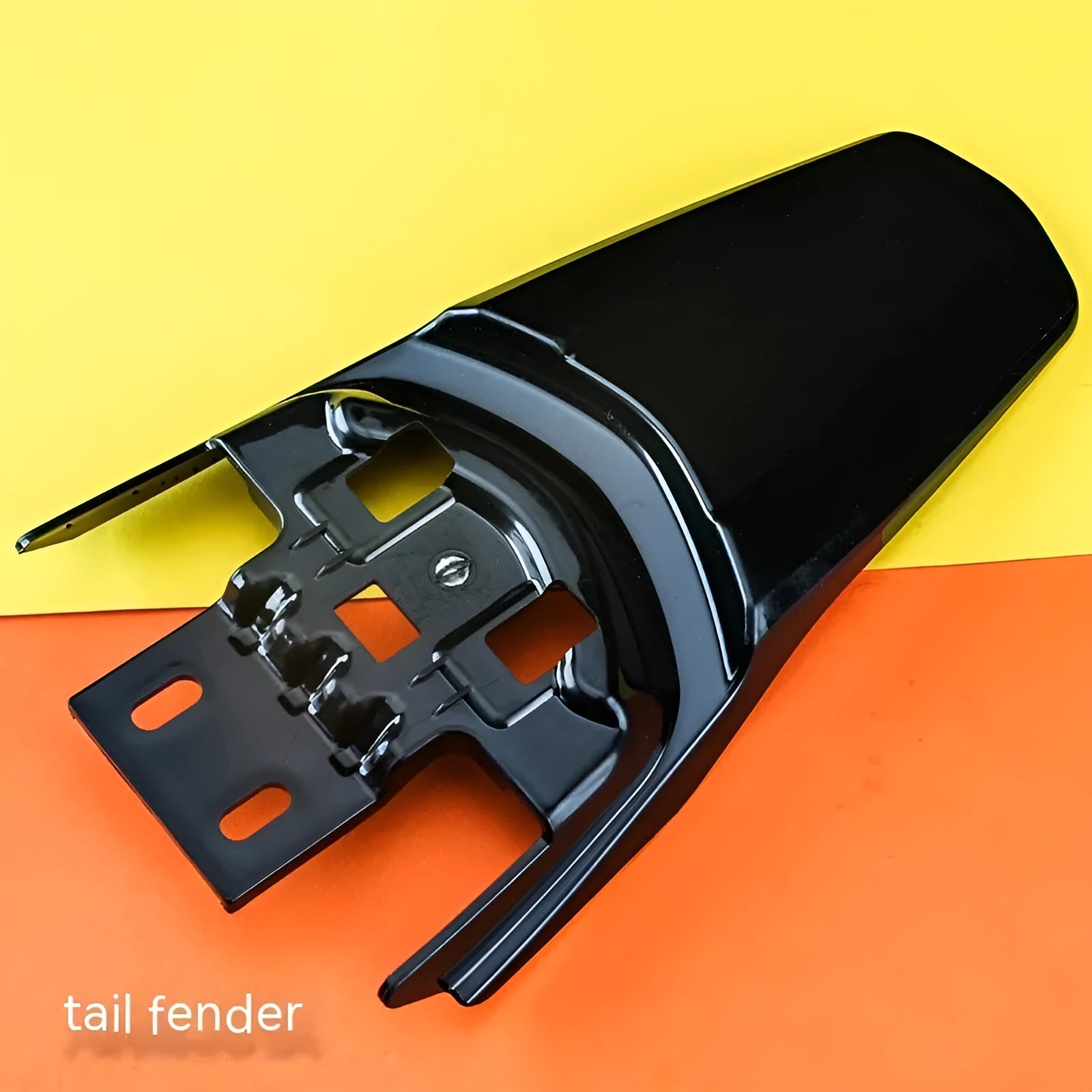 Carbon fibre tail mudguard set for Light Bee electric off-road bicycle showing three protective components