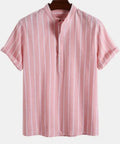 Men's polo shirt with large printed letters in cotton blend fabric, loose fit design