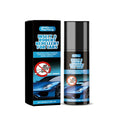 100ml car insect repellent spray bottle with white label and black cap