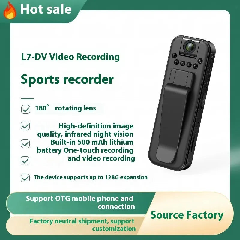 L7 HD conference and outdoor video recorder with infrared night vision and wifi